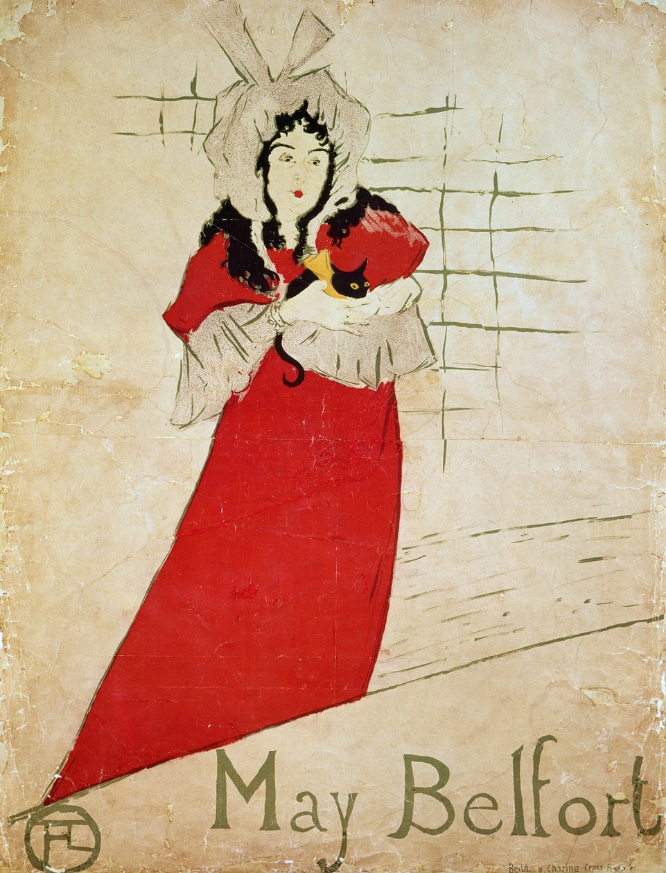 Maj Belfort, Francja, 1895 autorstwa Henri de Toulouse Lautrec