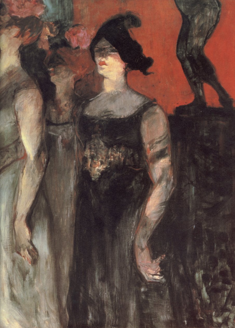 Messalina między dwoma statystami autorstwa Henri de Toulouse Lautrec