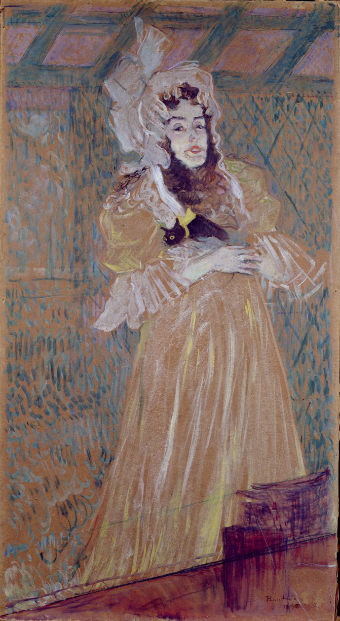 Panna May Belfort, 1895 autorstwa Henri de Toulouse Lautrec