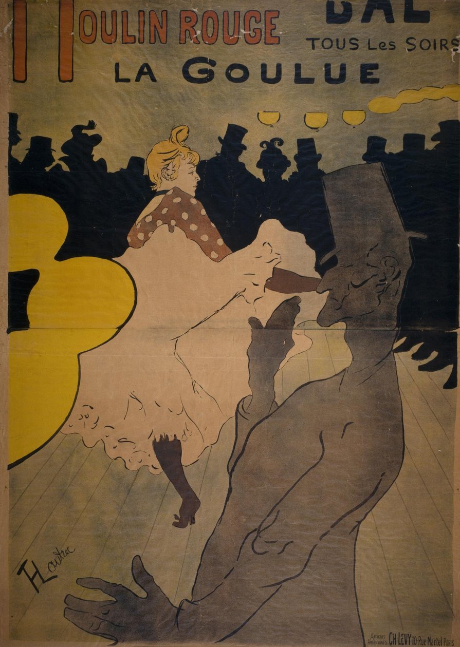 czerwony Młyn autorstwa Henri de Toulouse Lautrec