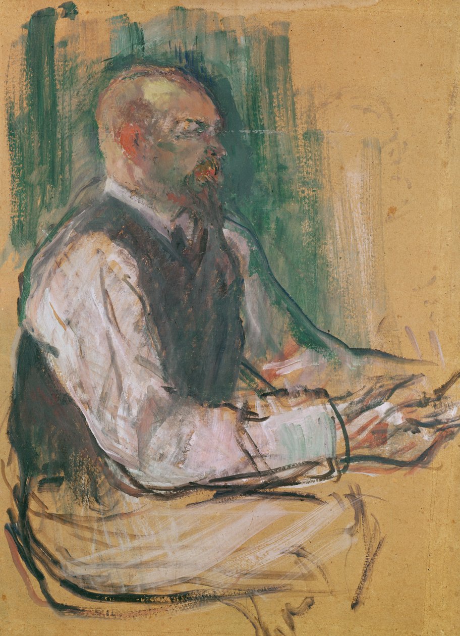 Profesor Robert Wurz (1858-1919) 1901 (olej na kartonie) autorstwa Henri de Toulouse Lautrec