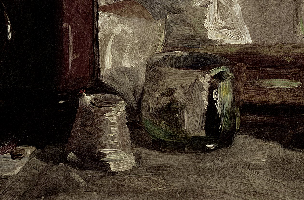 Autoportret, 1880 (detal 37178) autorstwa Henri de Toulouse Lautrec