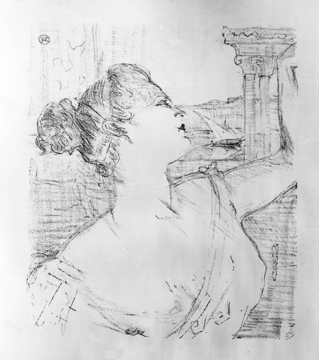 Sybilla Sanderson, 1898 autorstwa Henri de Toulouse Lautrec