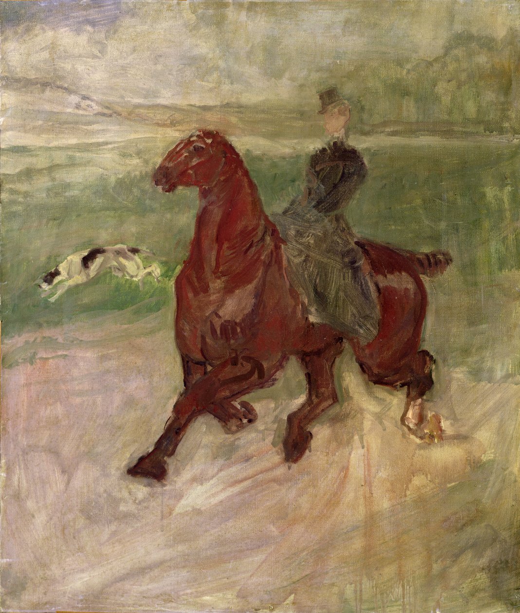 Amazonka, 1882 autorstwa Henri de Toulouse Lautrec