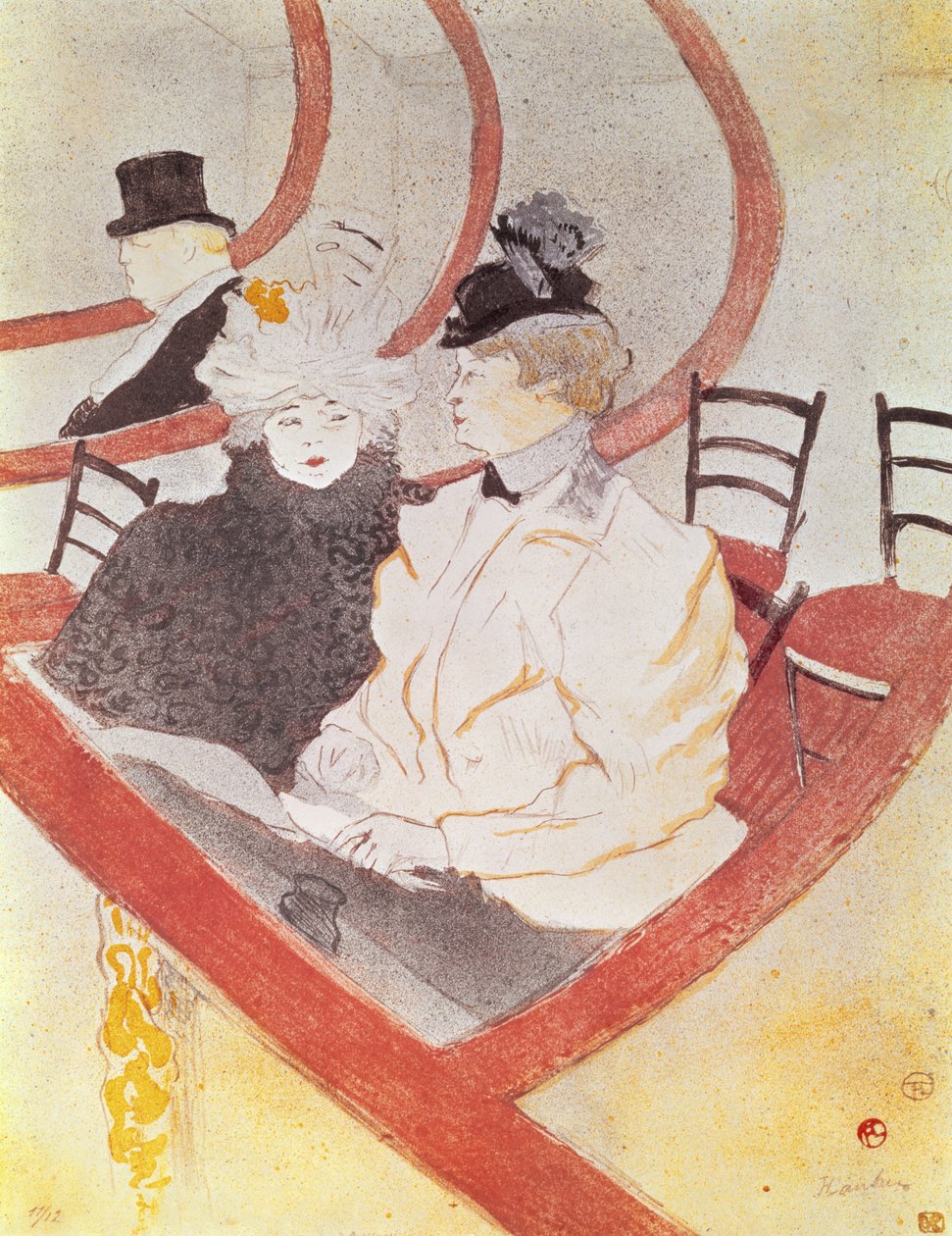 Wielka Loża, 1897 (patrz także 15811) autorstwa Henri de Toulouse Lautrec