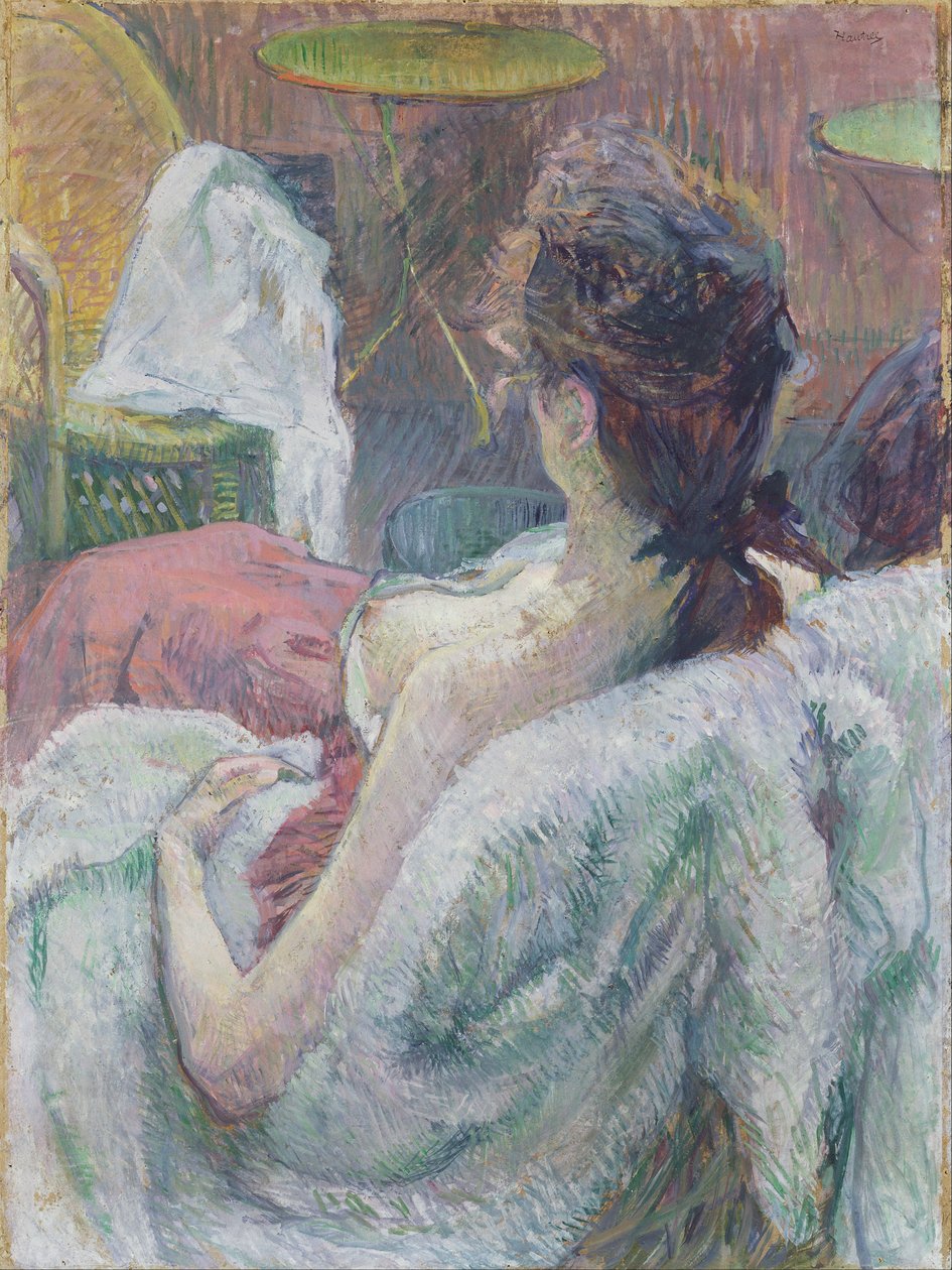 Model odpoczywa autorstwa Henri de Toulouse Lautrec