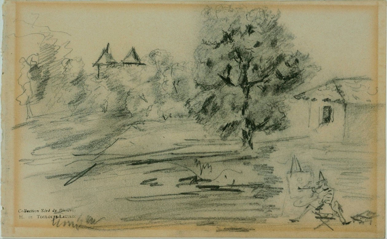 Malarz przed swoim obiektem autorstwa Henri de Toulouse Lautrec
