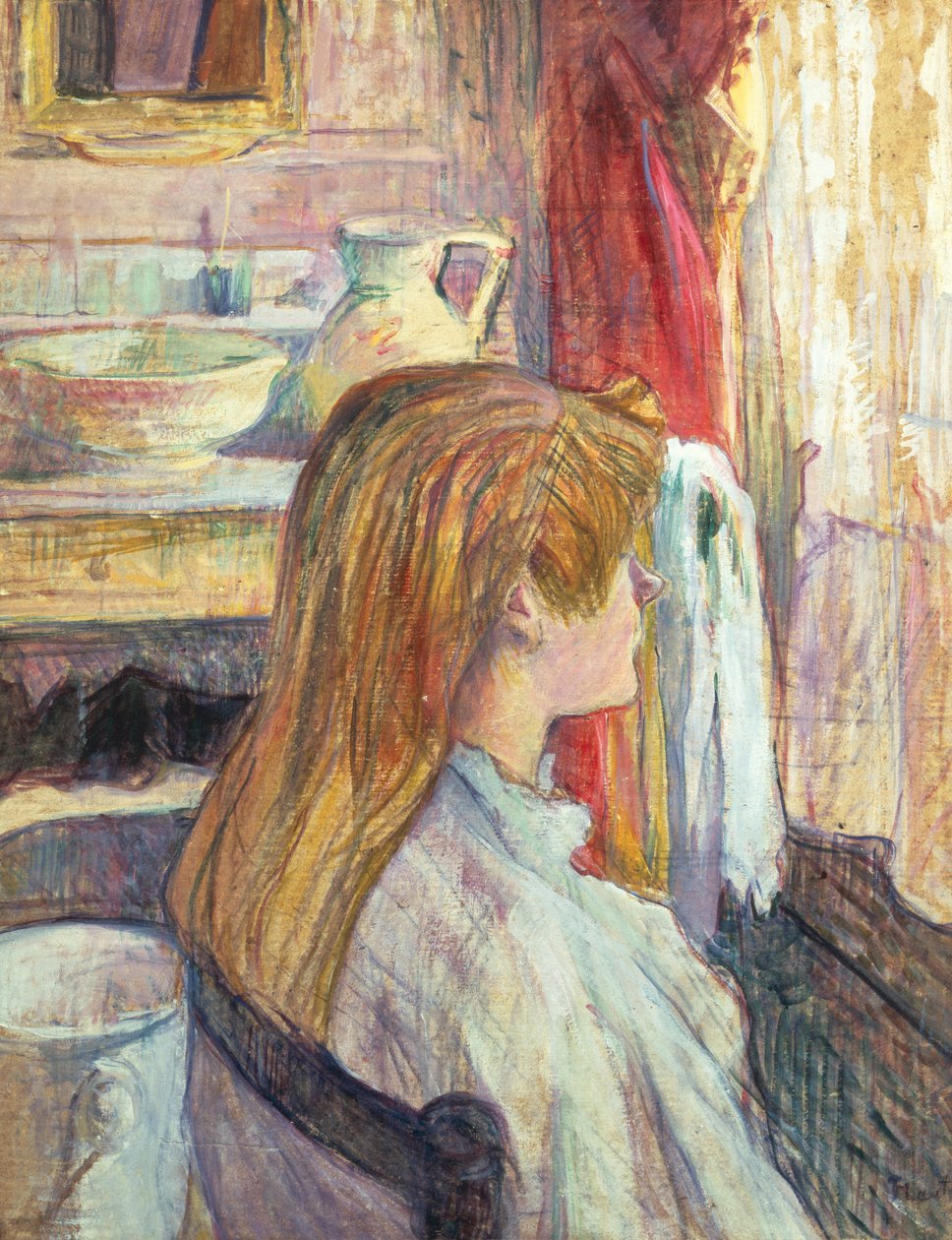 Kobieta przy oknie, 1893 autorstwa Henri de Toulouse Lautrec