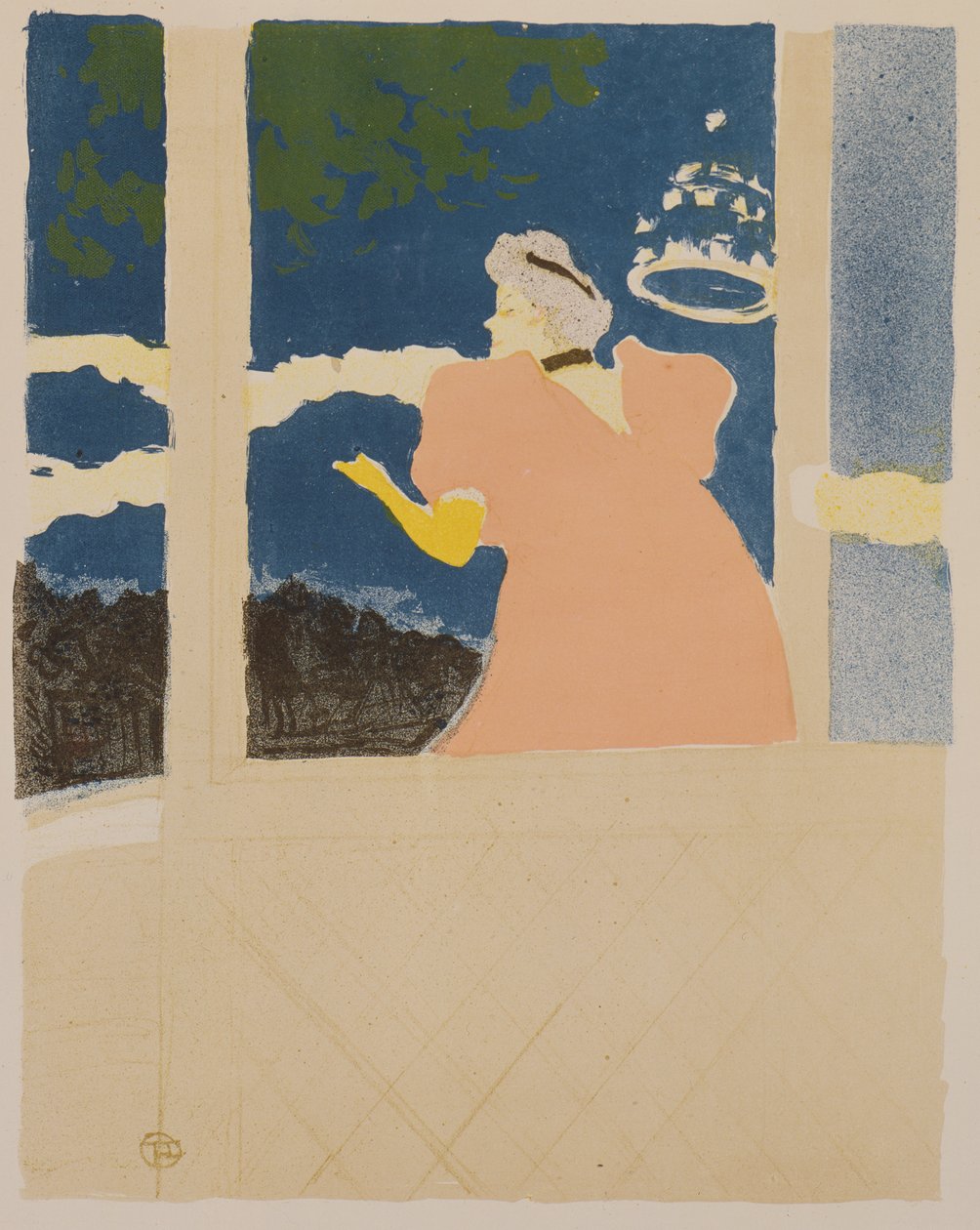 W Teatrze Ambasador, ok. godz. 1894 (litografia) autorstwa Henri de Toulouse Lautrec