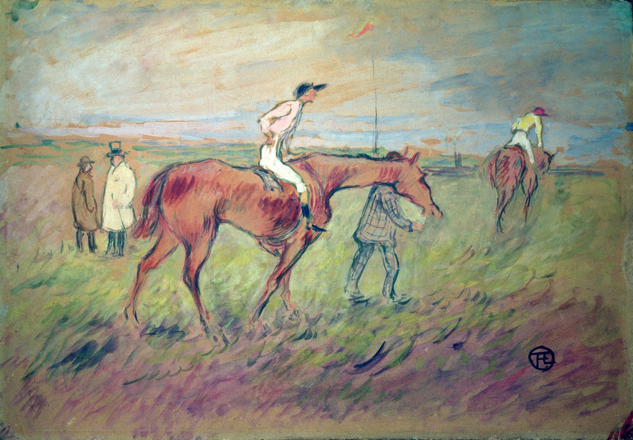 Na wyścigach autorstwa Henri de Toulouse Lautrec