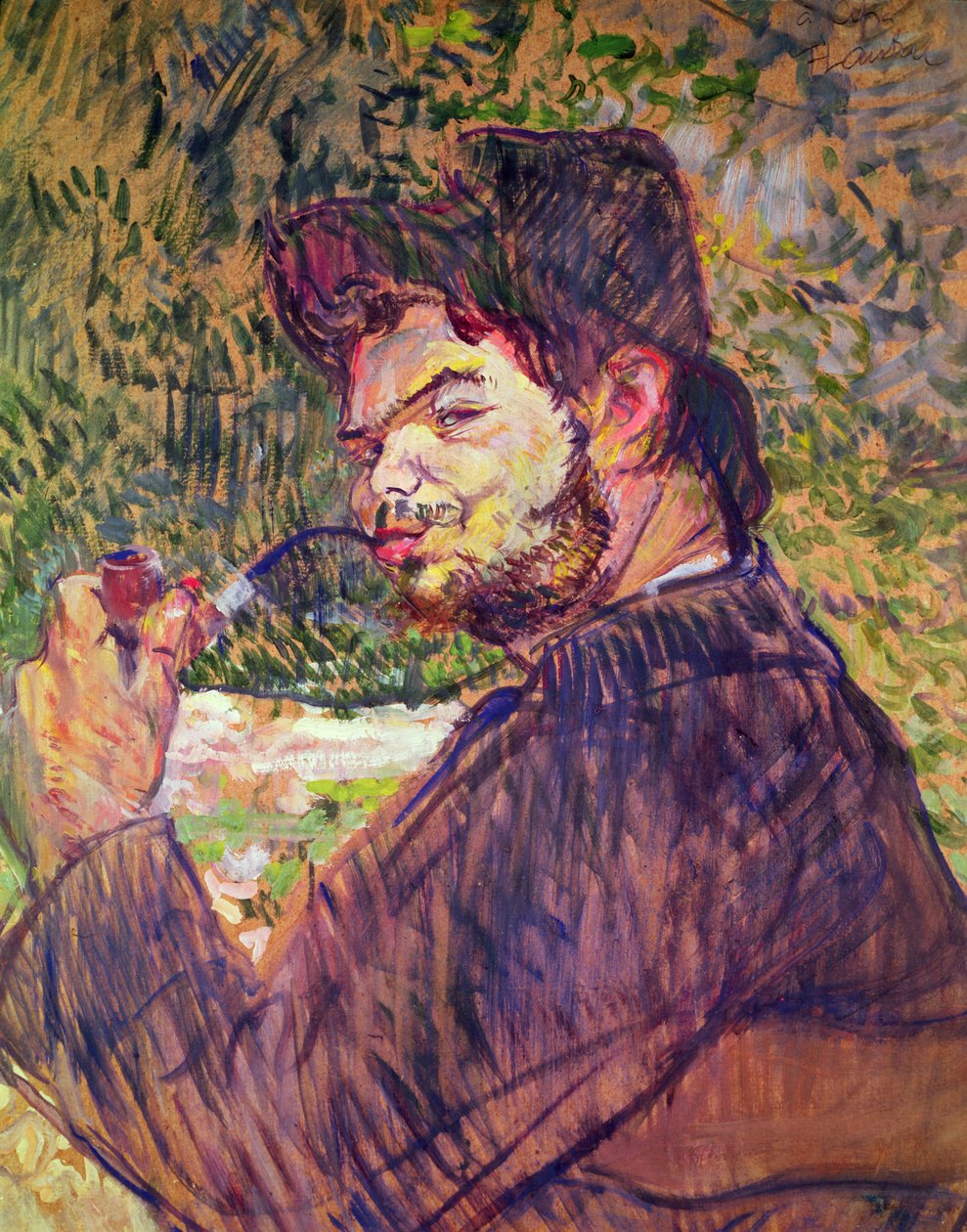Portret Cipy Godebskiego, 1896 (olej na tekturze) autorstwa Henri de Toulouse Lautrec