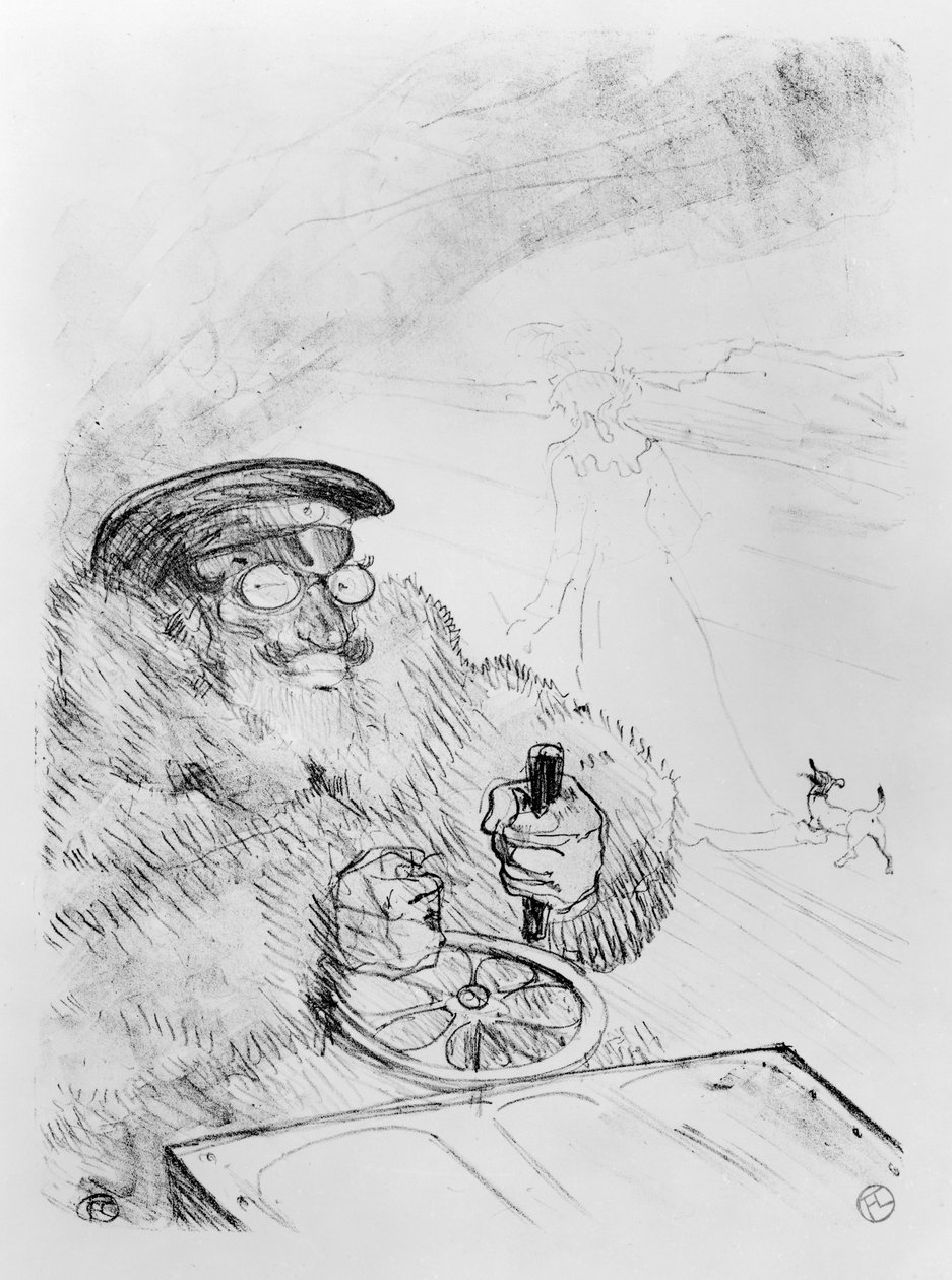 Kierowca, 1896 autorstwa Henri de Toulouse Lautrec