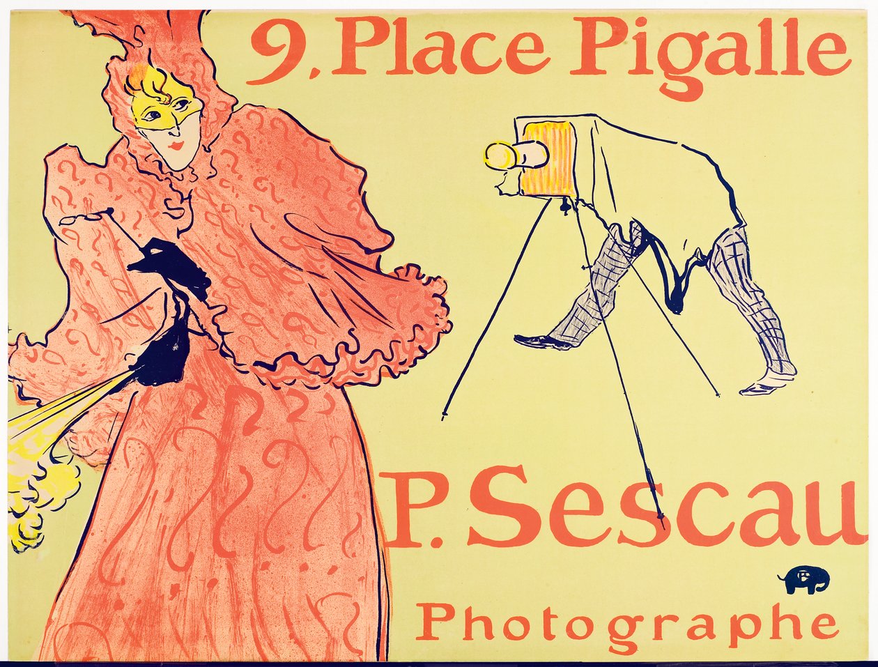 Fotograf Sescau, 1896 autorstwa Henri de Toulouse Lautrec