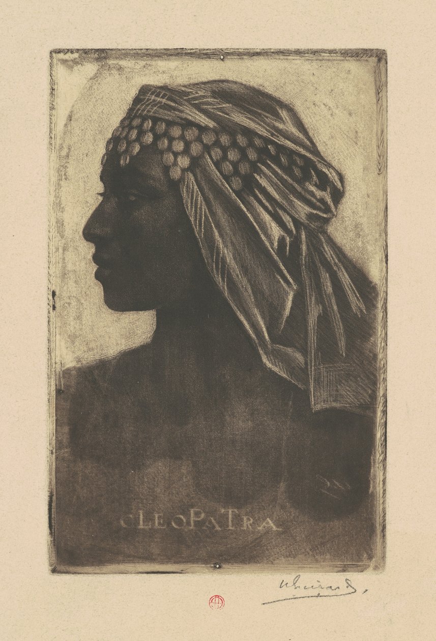 Kleopatra autorstwa Henri-Charles Guérard