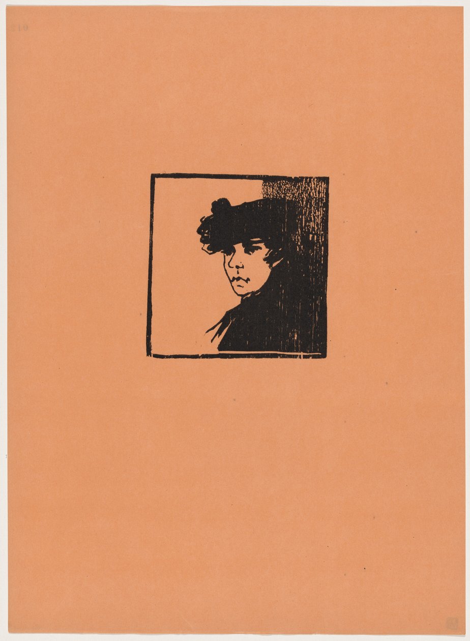 Frauenkopf autorstwa Henri-Charles Guérard