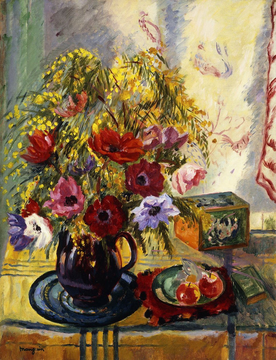 kwiaty i owoce; Fleurs et Fruits autorstwa Henri Charles Manguin