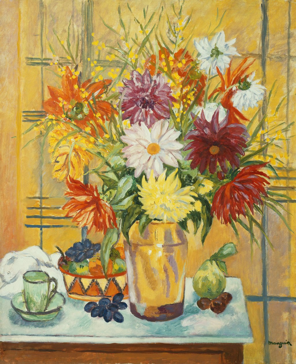Kwiaty w wazonie; Kwiaty w wazonie autorstwa Henri Charles Manguin