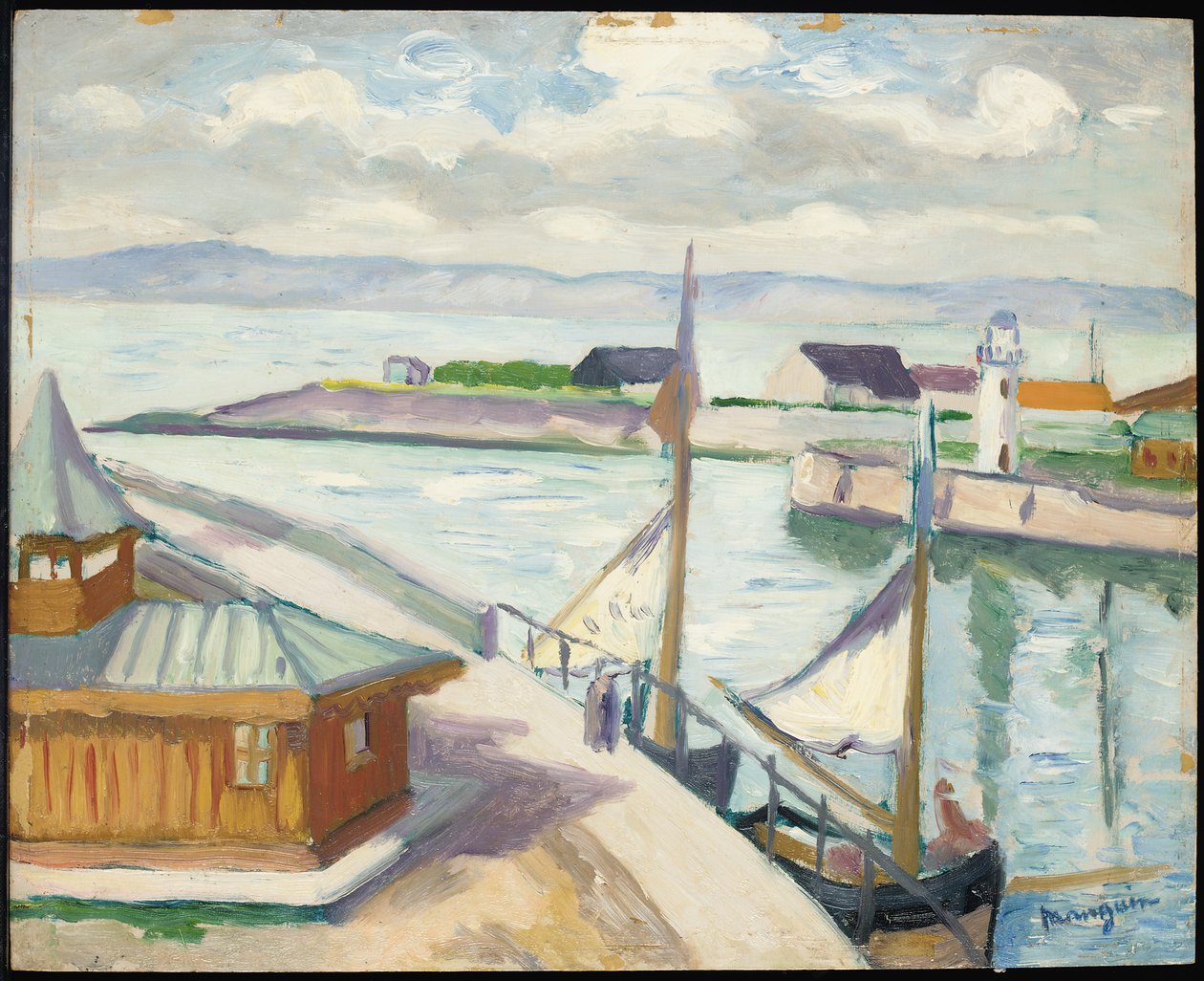 Honfleur autorstwa Henri Charles Manguin