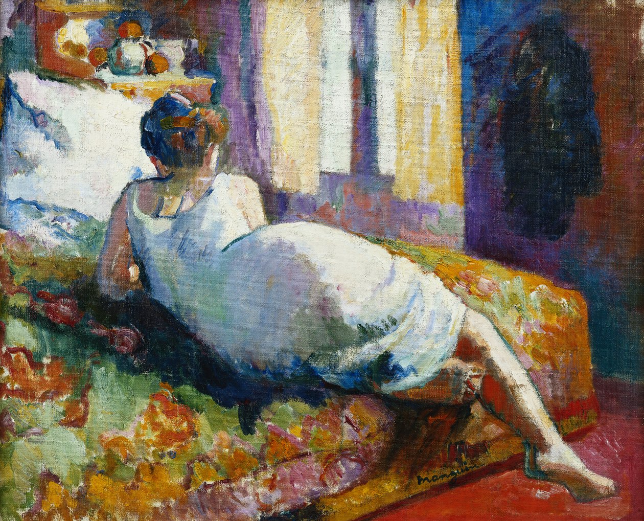 Jeanne w koszuli autorstwa Henri Charles Manguin