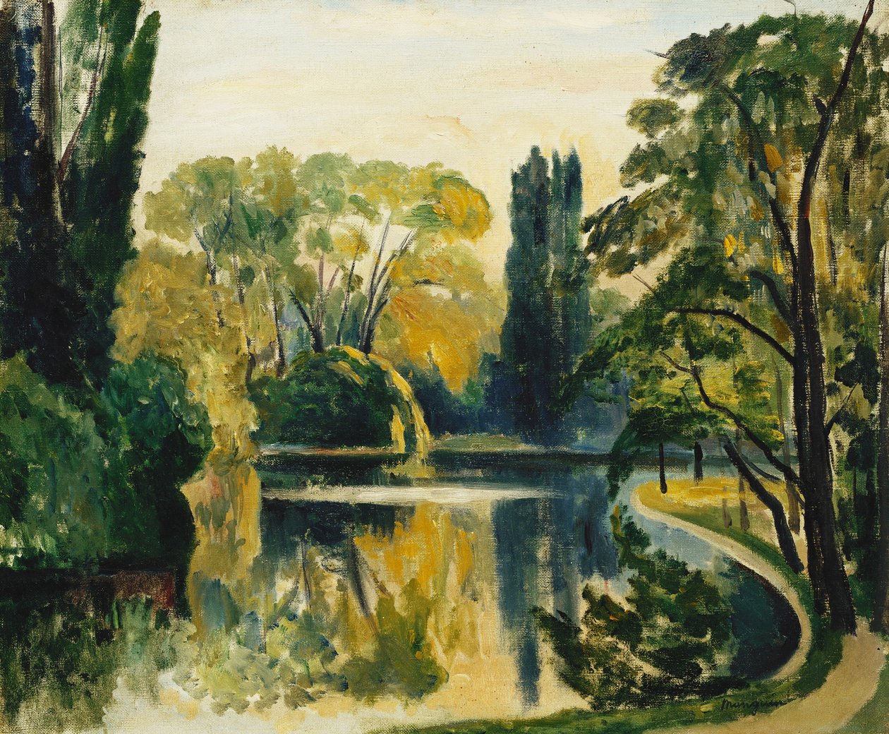 Jezioro Saint-James, Lask Buloński autorstwa Henri Charles Manguin