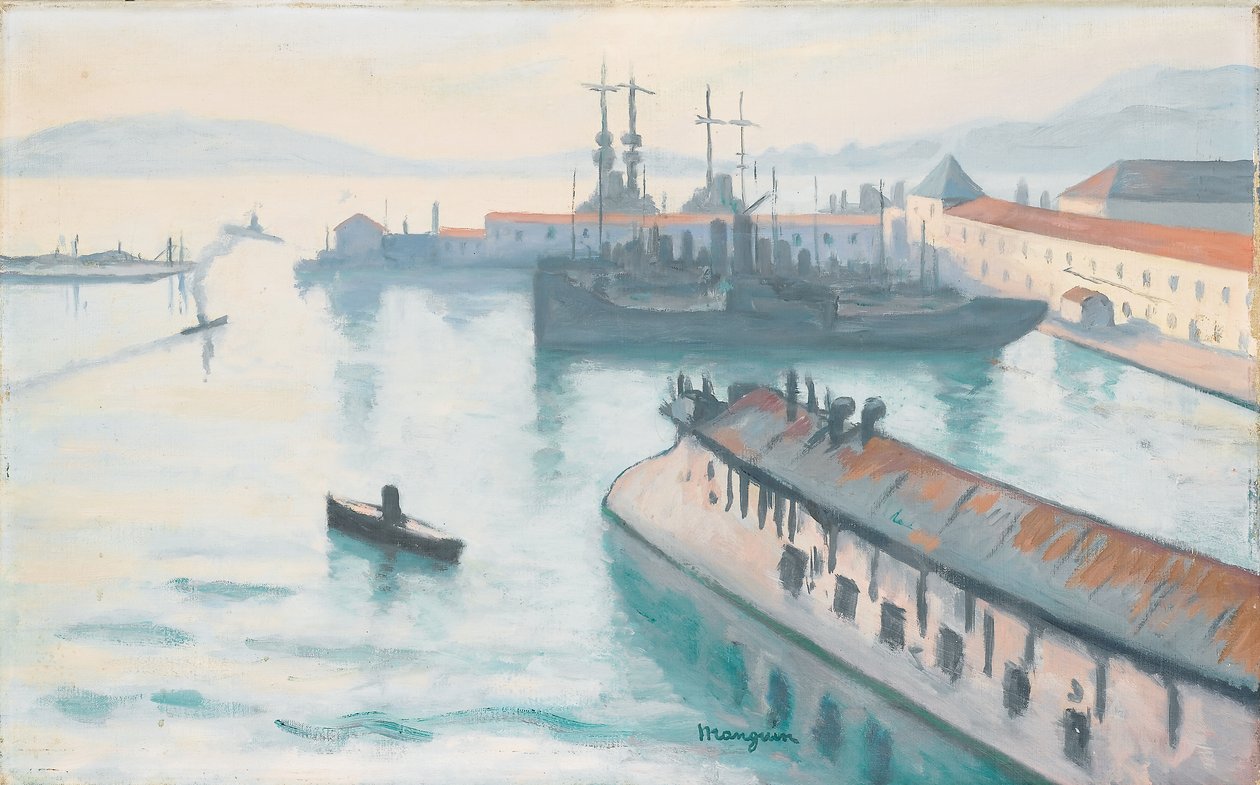 Łódź dyspozycyjna autorstwa Henri Charles Manguin