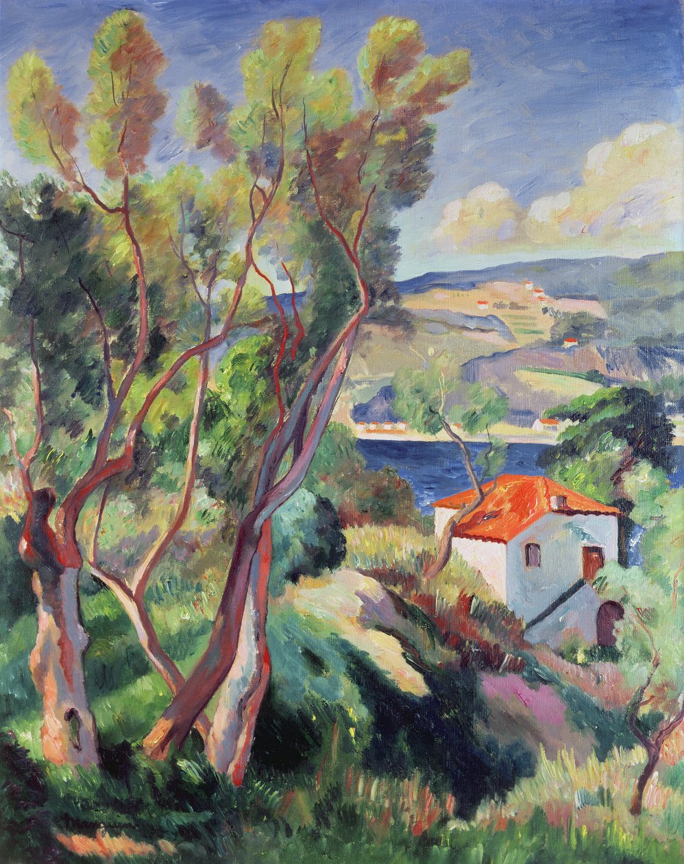 Trasa do Villefranche autorstwa Henri Charles Manguin