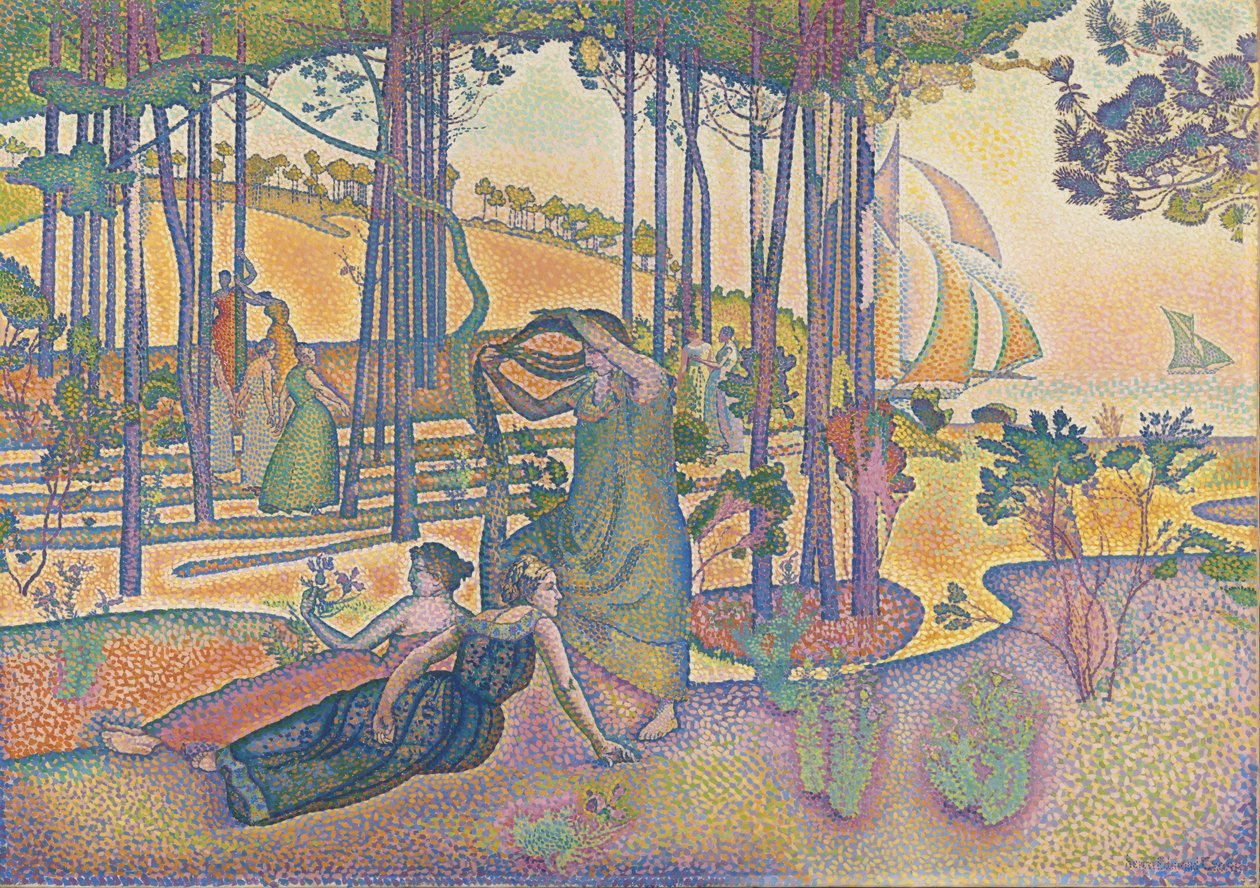 Wieczorne powietrze autorstwa Henri-Edmond Cross