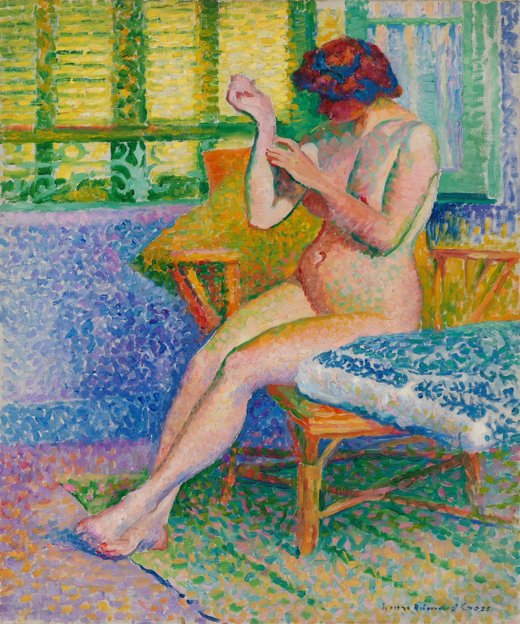 Modelka autorstwa Henri-Edmond Cross