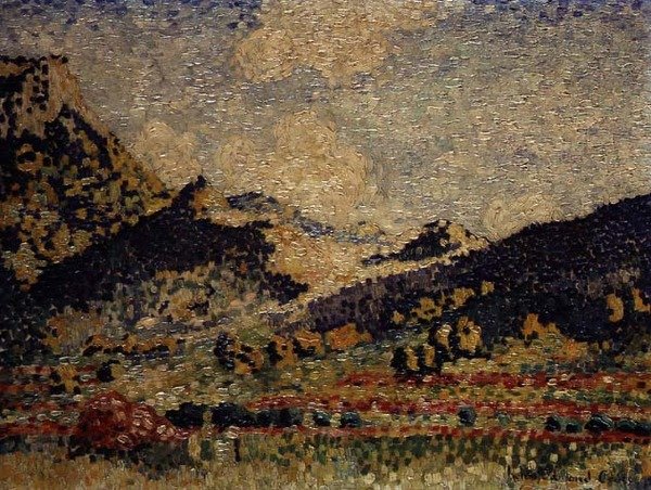 Studium dla Małych Gór Maures autorstwa Henri Edmond Cross