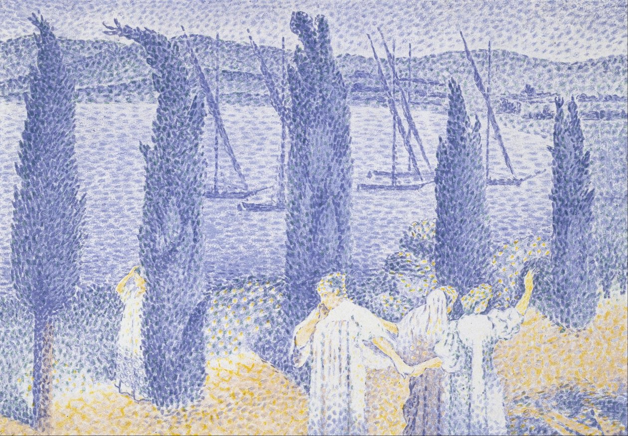 Promenada autorstwa Henri-Edmond Cross