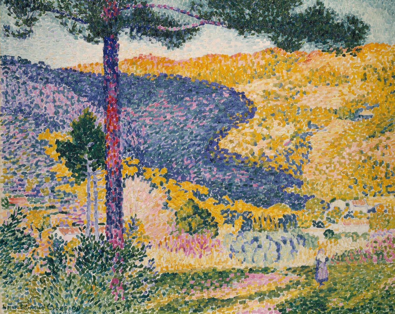 Dolina z Jodłami (Cień na Górze) autorstwa Henri Edmond Cross