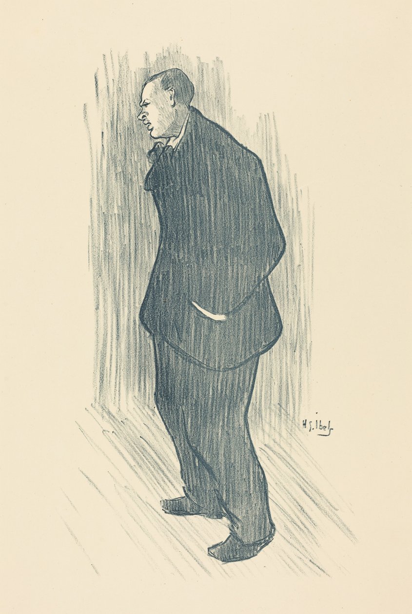 Aktor autorstwa Henri-Gabriel Ibels