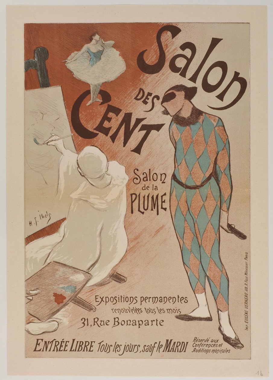 Salon des Cent - luty 1894 autorstwa Henri-Gabriel Ibels