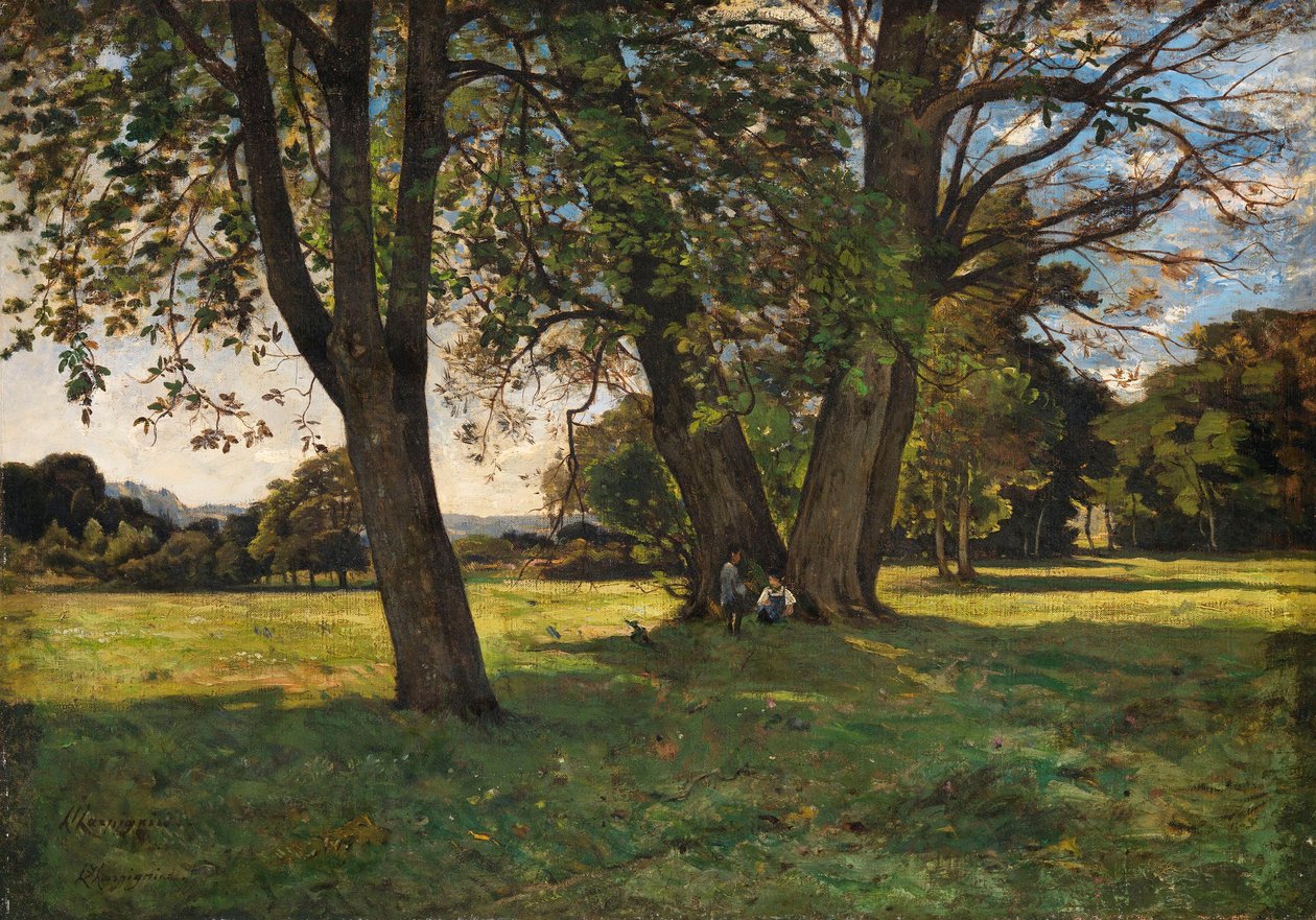 Wiejski pejzaż autorstwa Henri-Joseph Harpignies