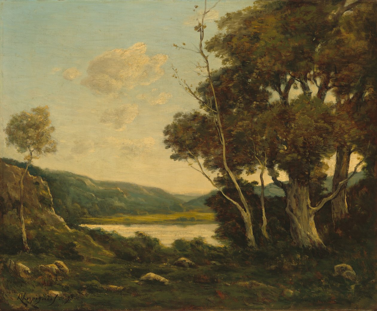 Krajobraz autorstwa Henri-Joseph Harpignies