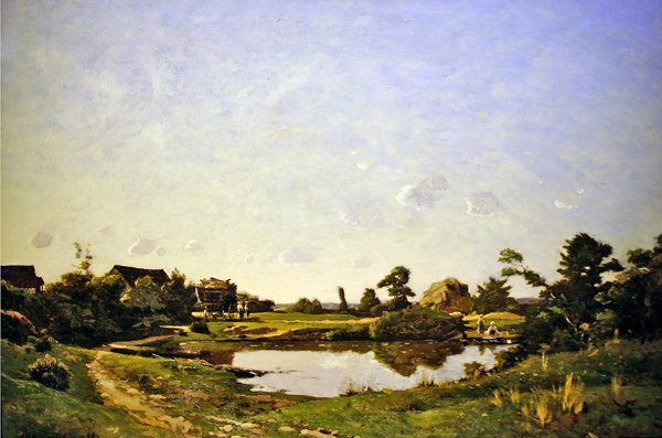 Lunch przy basenie? autorstwa Henri Joseph Harpignies