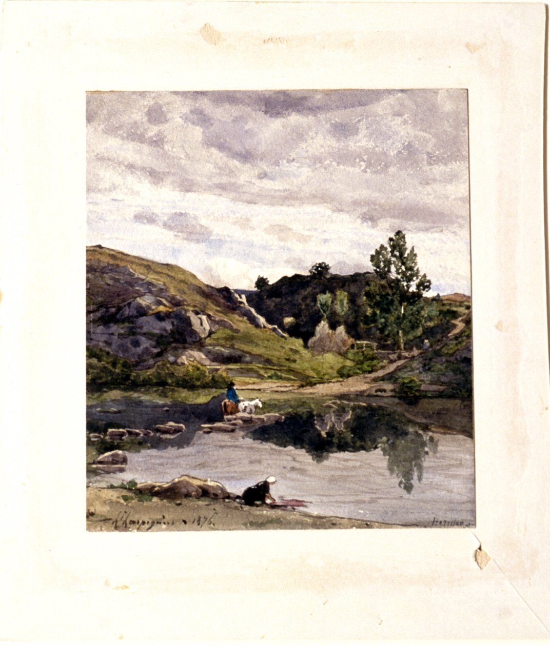 Krajobraz rzeczny autorstwa Henri-Joseph Harpignies