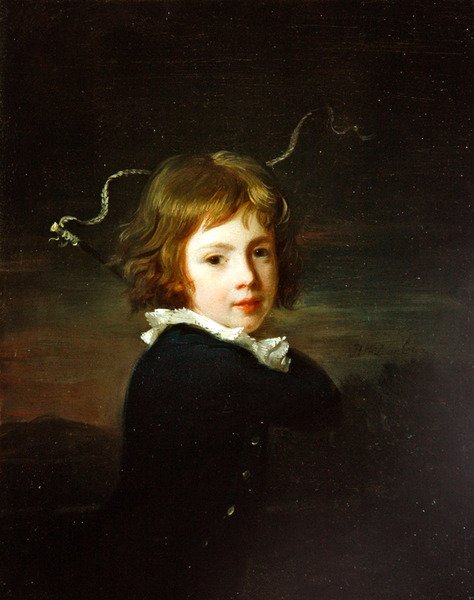 Portret młodego chłopca, uważanego za Lorda Wooda (olej na płótnie) autorstwa Henri Pierre Danloux