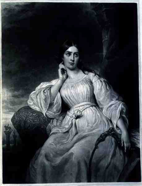 Madame Malibran w roli Desdemony, ryty przez Charlesa Turnera (1773-1857), ok. 1830 (grafika) autorstwa Henri (after) Decaisne