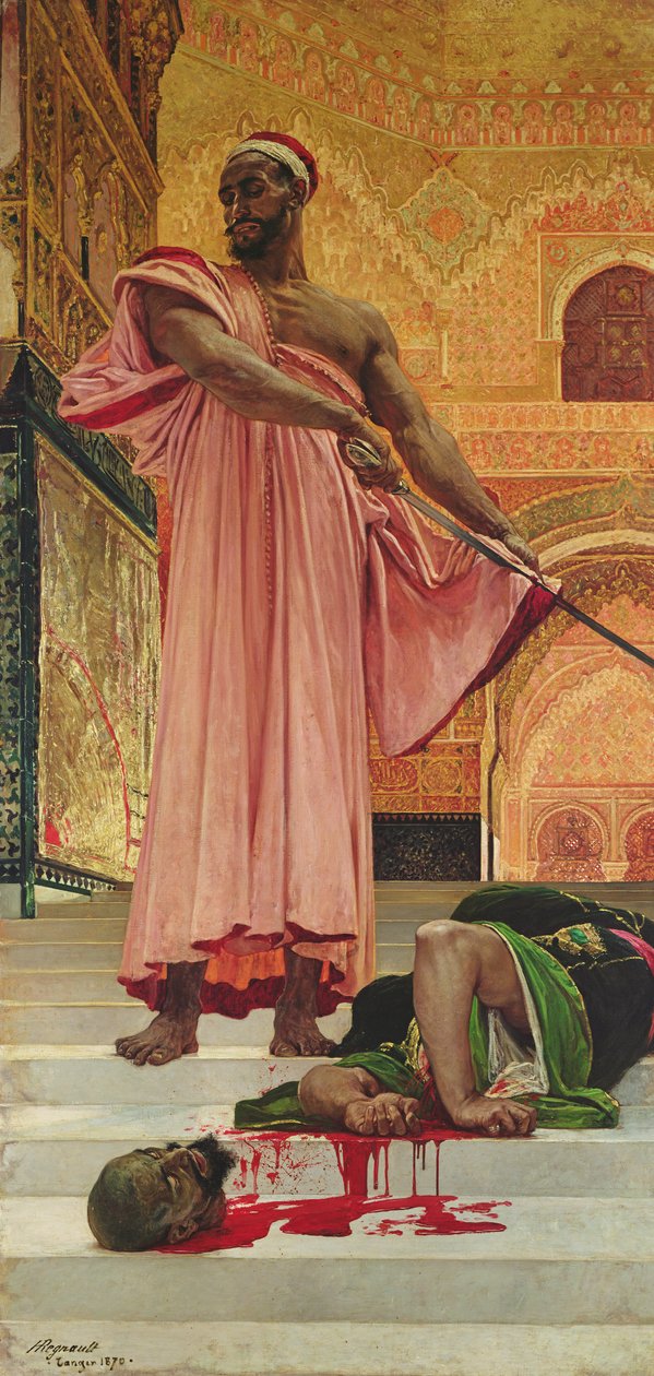 Egzekucja bez procesu za królów mauretańskich w Granadzie autorstwa Henri Alexandre Georges Regnault