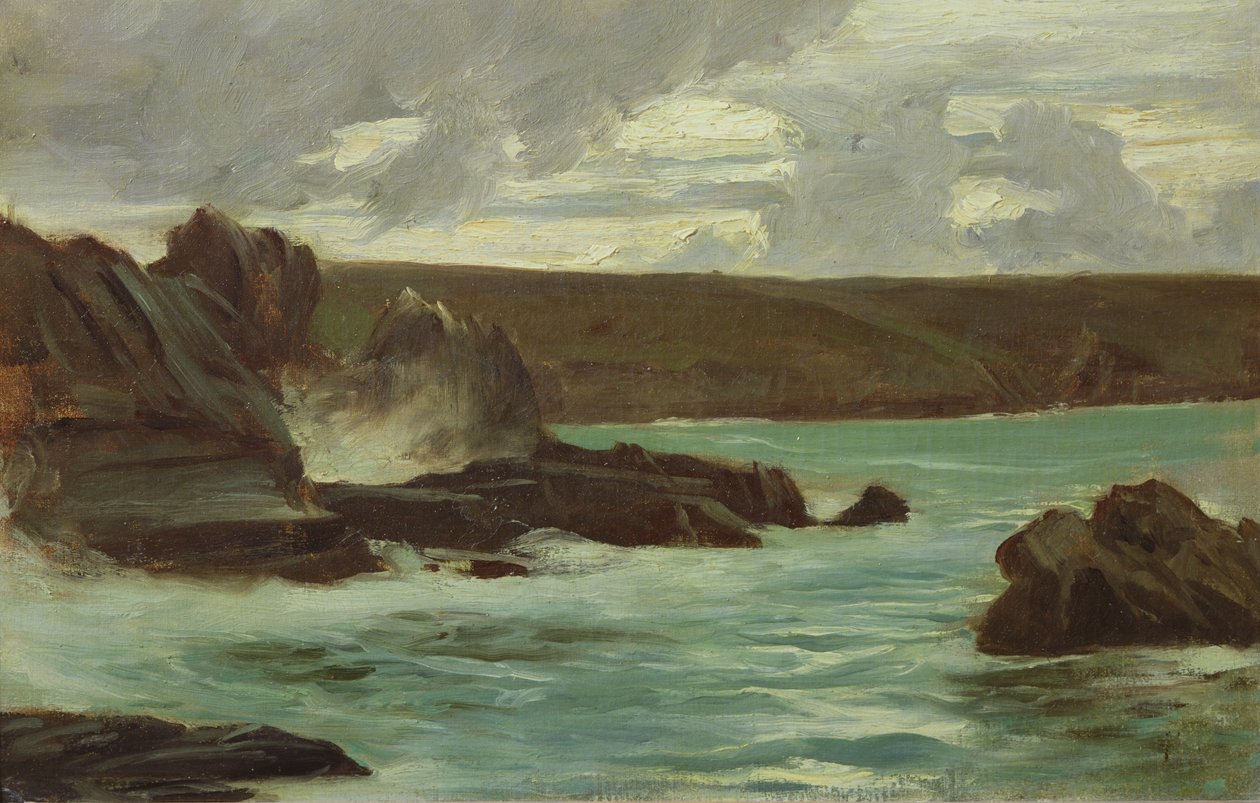 Skały w Bretanii, 1866 autorstwa Henri Alexandre Georges Regnault