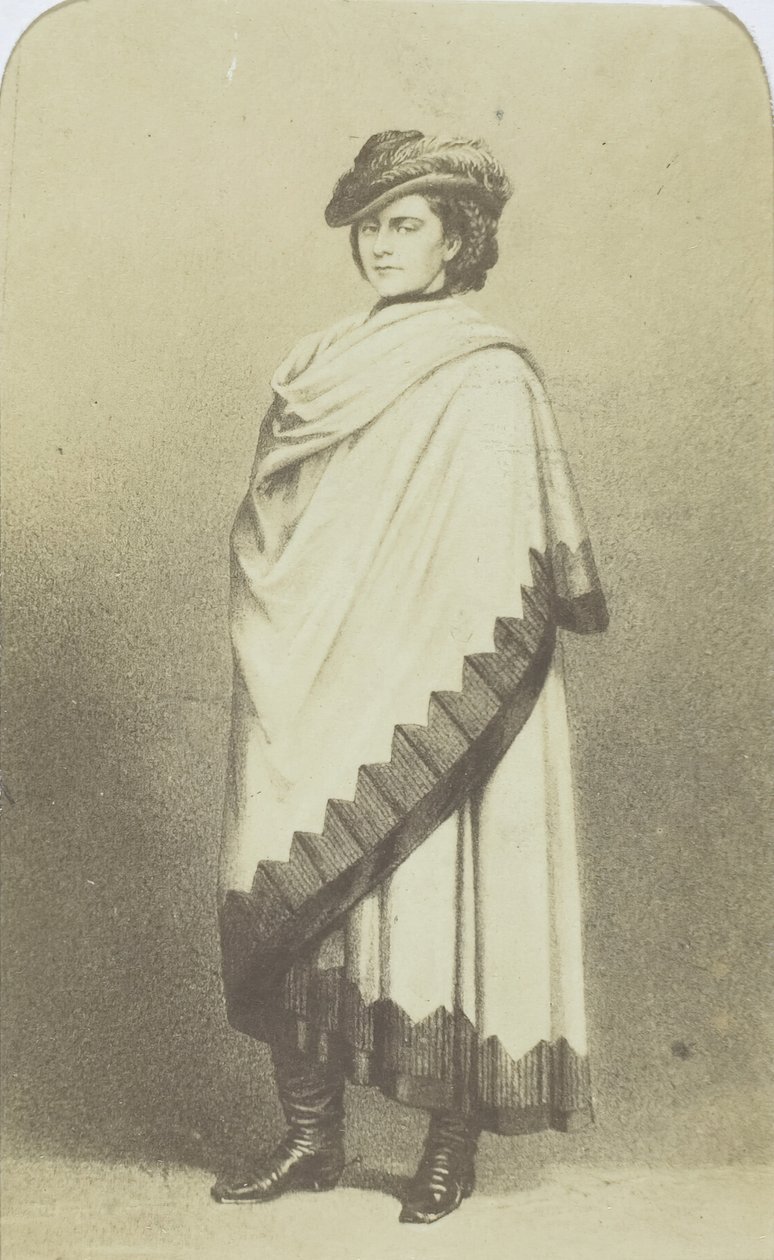 Była królowa Neapolu, 1860-69 autorstwa Henri Alexis Omer Tournier