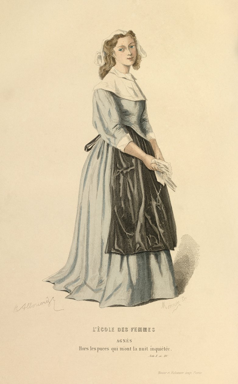 Kostium do roli Agnes autorstwa Henri Allouard