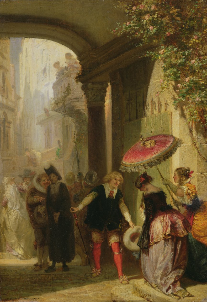 Ulica w Grenadzie autorstwa Henri Baron