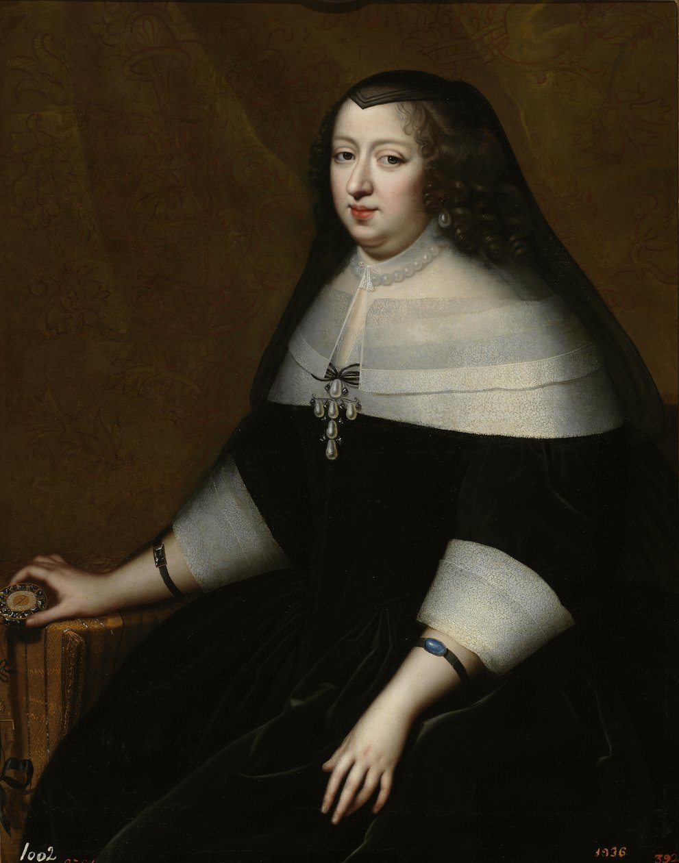 Portret Anny Austriaczki 1601-1666, ok. 1659 autorstwa Henri Beaubrun