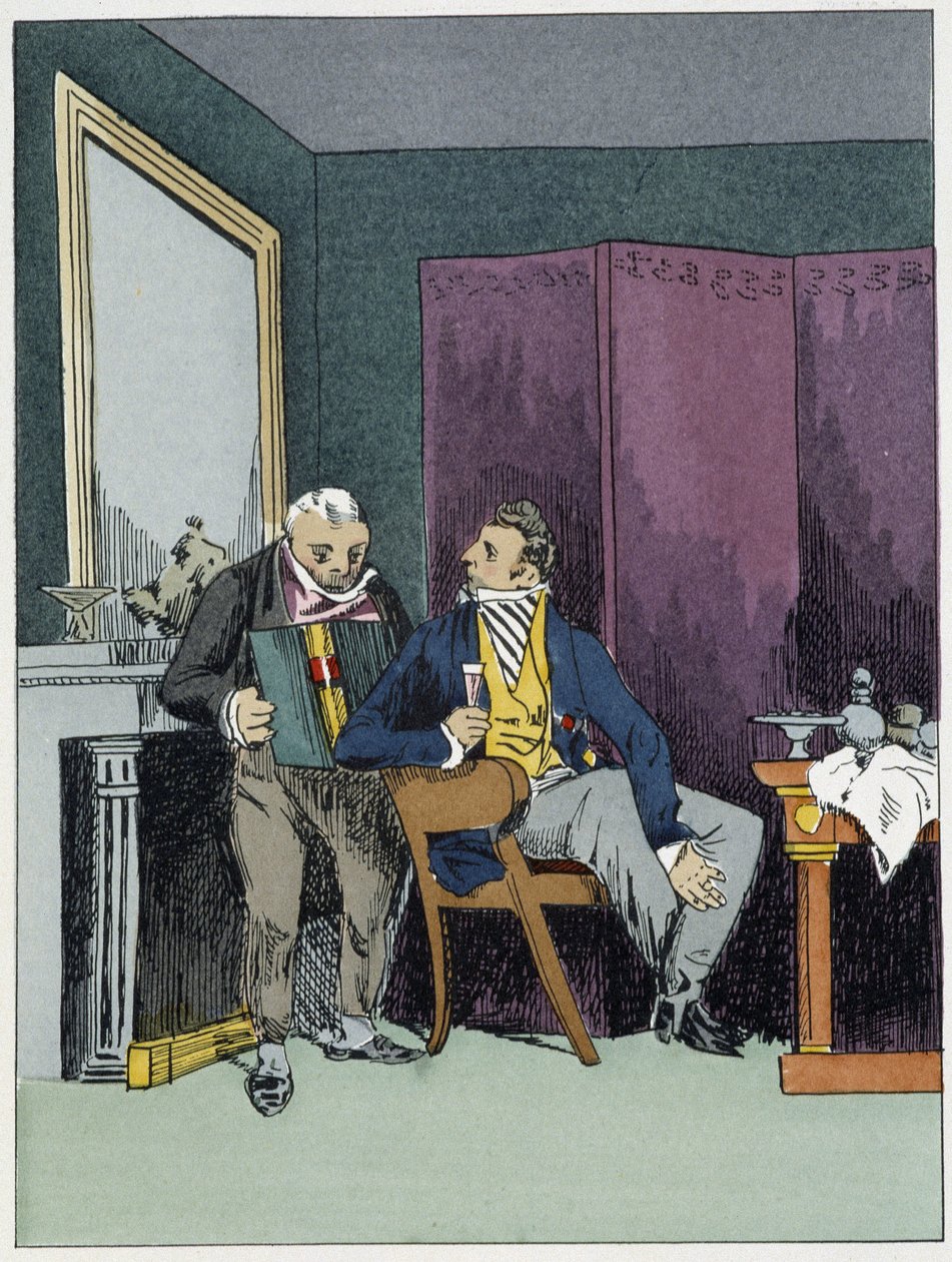 Kierownik wydziału - w „”Moralność administracyjna” Henri Monnier autorstwa Henri Bonaventure Monnier