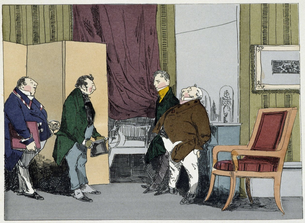 Prośba o zwiększenie - w „”obyczajach administracyjnych”” Henri Monnier autorstwa Henri Bonaventure Monnier