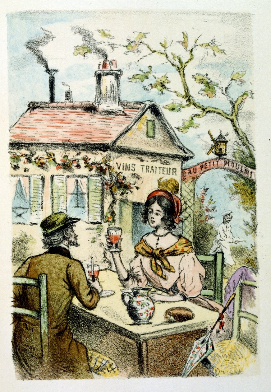 Ilustracja Henri Bouteta do „Francine