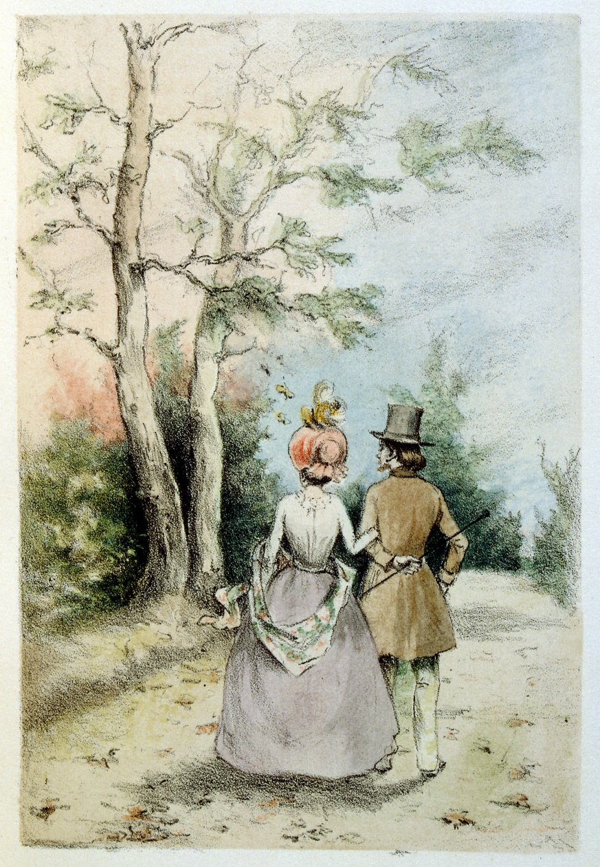 Ilustracja Henri Bouteta do „Francine