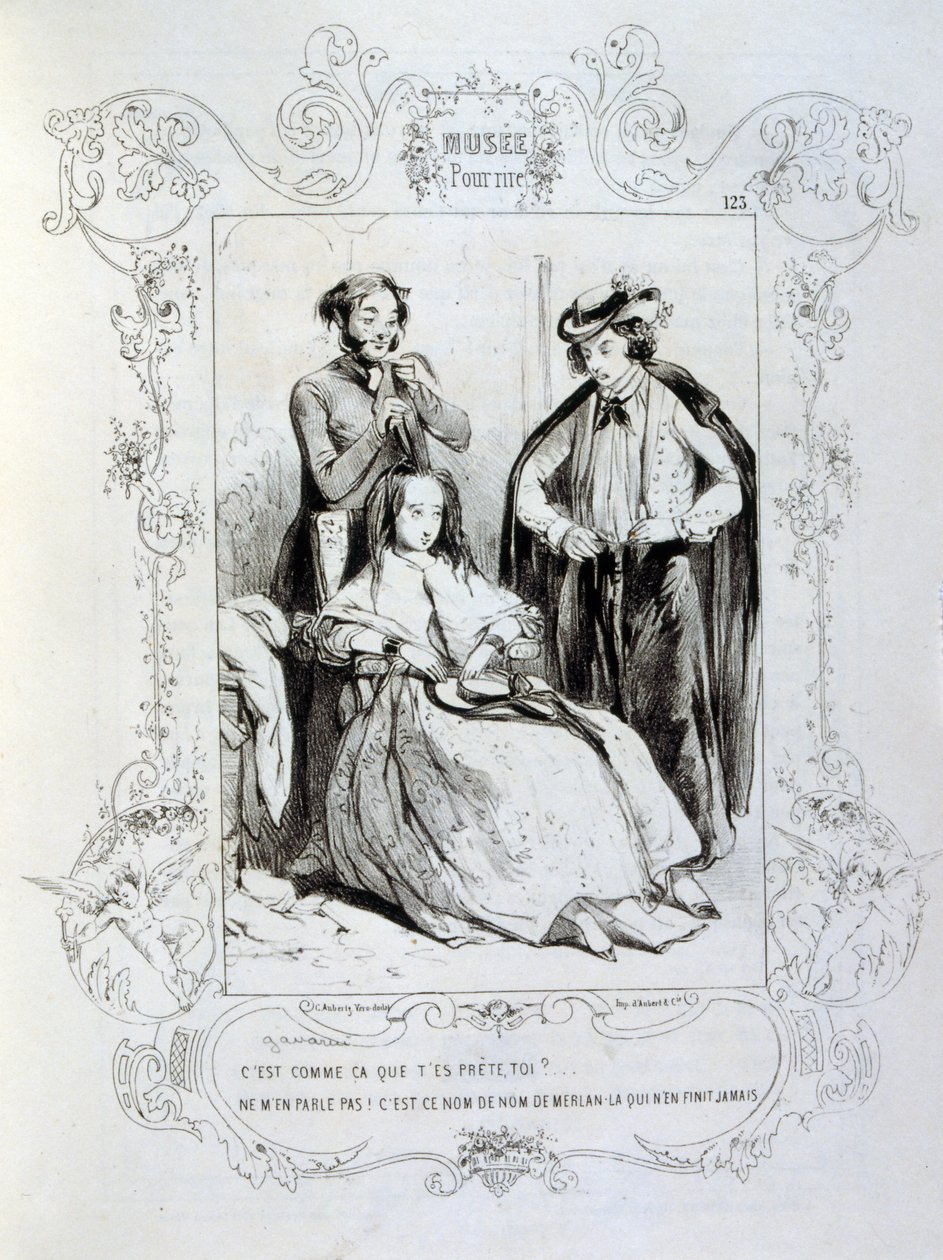 Ilustracja przedstawiająca „deszcz” autorstwa Henri Boutet